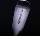 A George III fiddle and thread pattern sterling silver teaspoon