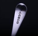 A George III Old English pattern sterling silver table spoon