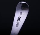 A George III sterling silver Old English pattern table spoon