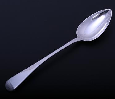 A Regency period Old English pattern sterling silver gravy spoon