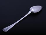 A Regency period Old English pattern sterling silver gravy spoon