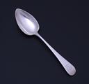 A George III sterling silver dessert spoon