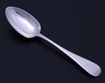 A Victorian sterling silver spoon