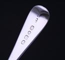 A Victorian sterling silver spoon