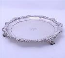 A 19th century Old Sheffield silver plated salver