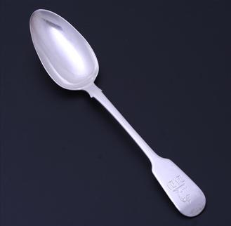 A George IV sterling silver antique spoon