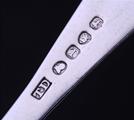 A George III sterling silver Old English pattern fork