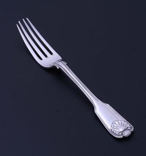 A Victorian antique sterling silver fork