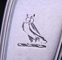 A Victorian sterling silver matched service of fiddlle and thread flatware for 8 people