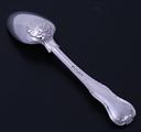 A William IV King's Husk pattern sterling silver dessert spoon