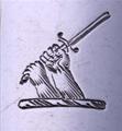 An Edwardian sterling silver King's Husk pattern dessert service for 6 people