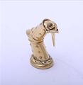 THE WALLACE SEAL: Rare and monumental Victorian desk seal for the Chief of Clan Wallace