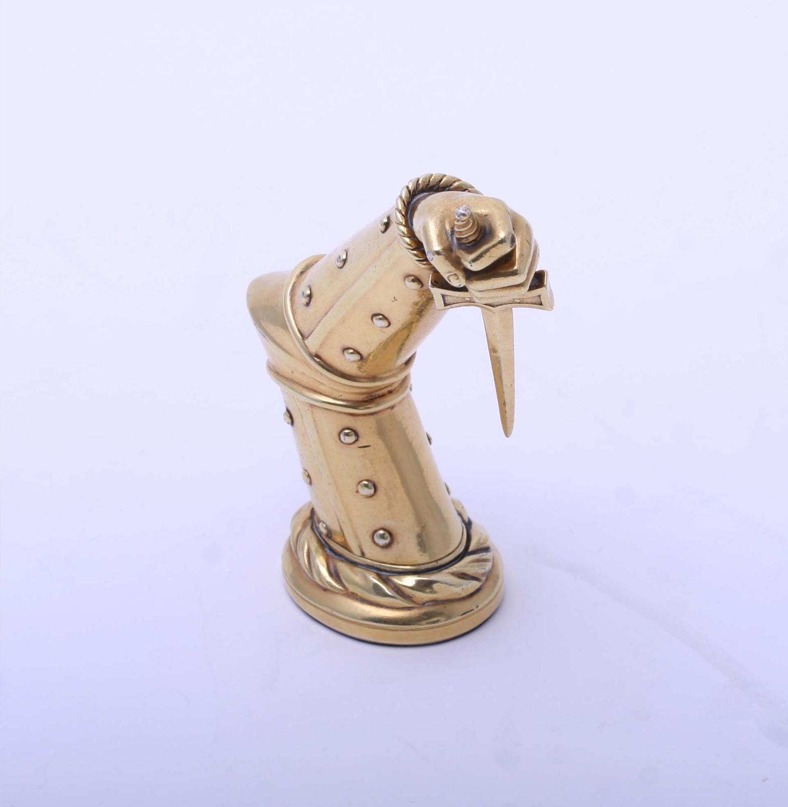 The wallace seal rare and monumental victorian desk seal for the chief
