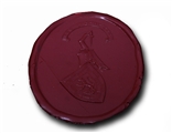 THE WALLACE SEAL: Rare and monumental Victorian desk seal for the Chief of Clan Wallace