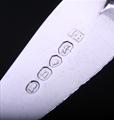 A George IV sterling silver feather edge table spoon