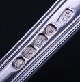 A George IV sterling silver King's pattern sauce ladle