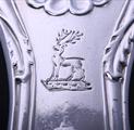 A George IV sterling silver King's pattern sauce ladle
