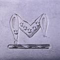 A Regency sterling silver fiddle pattern table fork