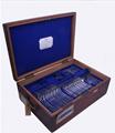 A good canteen of matched fiddle pattern sterling silver flatware for 18 people