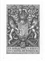 Royal bookplate for George V by G W Eve