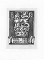 Royal bookplate for King Edward VII by G W Eve
