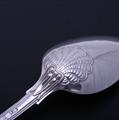 Six George IV Queen's pattern dessert spoons and six dessert forks