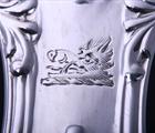 Six George IV Queen's pattern dessert spoons and six dessert forks