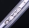 Six George IV Queen's pattern dessert spoons and six dessert forks