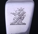 A pair of George III sterling silver Old English pattern table spoons