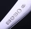 A George III Old English pattern sterling silver table spoon