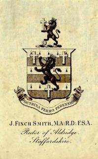 Bookplate for Finch Smith