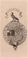 An early 20th century armorial bookplate