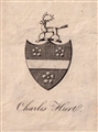 An 18th century armorial bookplate