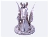 Fine set of three Victorian sterling silver Armorial finials for the TOLLEMACHE family