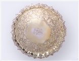 MENTMORE: An important George III Irish silver gilt salver
