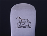 PROVINCIAL: A George III sterling silver fiddle pattern dessert fork