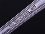A Victorian King's pattern sterling silver table spoon