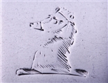 A George IV sterling silver fiddle and thread pattern table spoon