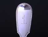 Part service of William IV fiddle pattern with feather edge sterling silver flatware