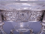 Fine Victorian silver and glass figural centrepiece