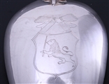 THE HAGUE: Fine and impressive armorial silver fork and spoon