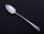 A George III sterling silver Old English pattern silver basting spoon