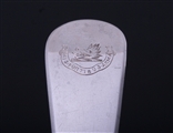 A George III sterling silver Old English pattern silver basting spoon