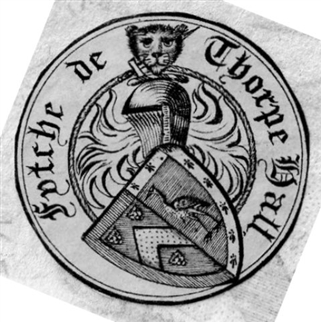 A delightful mid 19th century bookplate for Fytche