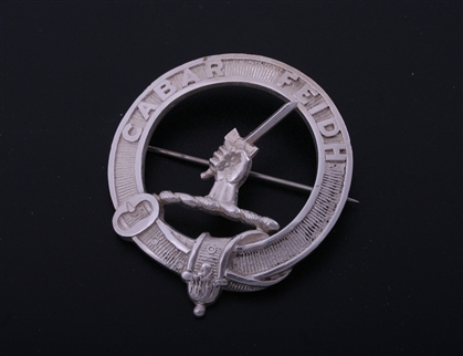 A Scottish sterling silver Clan badge for MACKENZIE