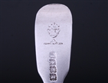 Three Irish William IV sterling silver fiddle pattern dessert forks