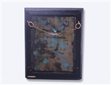 Fine Arts & Crafts armorial enamel framed plaque