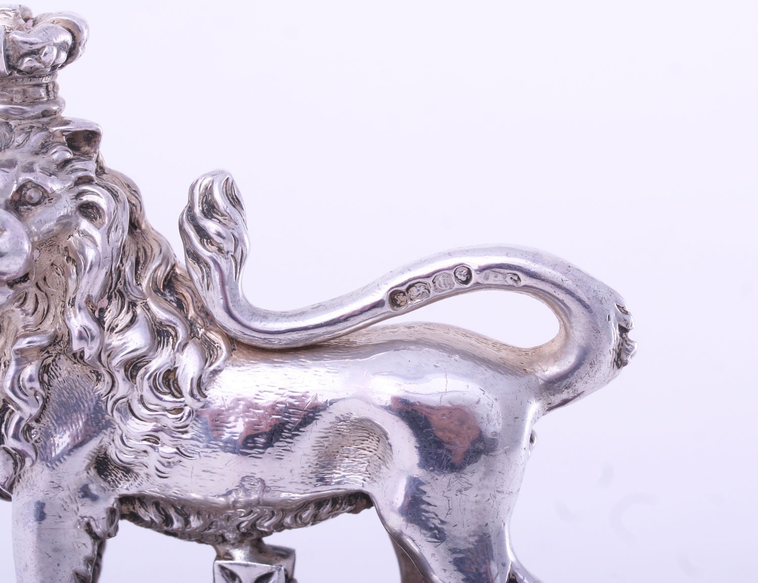 ROYAL A William IV sterling silver finial by Paul Storr designed as