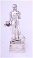 NELSON: A fine and rare Edwardian silver model of Admiral Lord Nelson