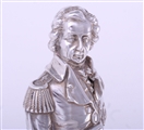 NELSON: A fine and rare Edwardian silver model of Admiral Lord Nelson